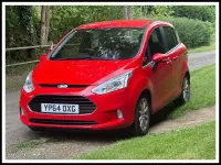 Used Ford B-MAX Titanium 105 HP (77 kW) 2014 Red MPV