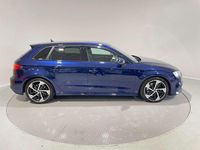 Begagnad Audi S3 Sportback Black Edition 2019 Blå Halvkombi