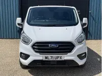 Used Ford Transit Custom Limited 130 HP (95 kW) 2021 Frozen white (solid paint) Van