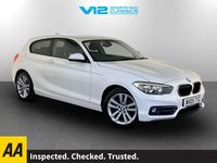Used BMW 118 Sport Line 136 HP (100 kW) 2018 White Hatchback