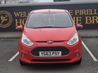 Used Ford B-MAX Zetec 90 HP (66 kW) 2013 Red MPV
