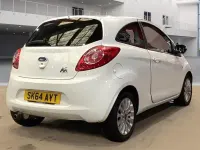 Used Ford Ka Zetec 69 HP (50 kW) 2014 White Hatchback