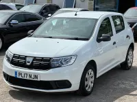 Used Dacia Sandero Ambiance 2017 White Hatchback