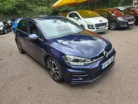 Used VW Golf VII R-line 150 HP (110 kW) 2018 Blue Hatchback