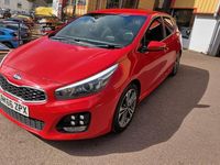 Używany Kia Ceed GT-Line 2016 Czerwony Hatchback