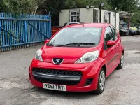 Used Peugeot 107 68 HP (50 kW) 2011 Red Hatchback