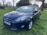 Used Ford Focus Zetec 2013 Blue Hatchback