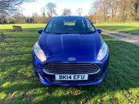 Used Ford Fiesta Zetec 2014 Blue Hatchback