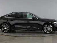New Audi A5 S-Line 2026 Mythos black, metallic Hatchback