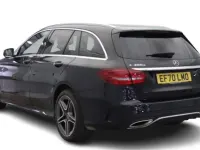 Used Mercedes C300 AMG line 2020 Black Estate