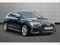 Used Audi A3 S-Line 110 HP (80 kW) 2024 Black Hatchback