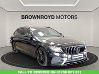 Used Mercedes E220 AMG line 194 HP (142 kW) 2018 Black Estate