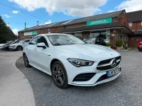 Used Mercedes CLA250e AMG Line Premium 2020 White Coupe