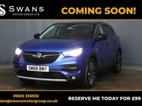 Used Vauxhall Grandland X Elite 120 HP (88 kW) 2018 Blue SUV