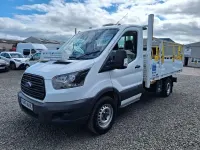 Used Ford Transit 130 HP (95 kW) 2019 White Cabriolet