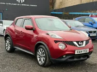 Used Nissan Juke Tekna 110 HP (80 kW) 2014 Red SUV