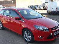 Used Ford Focus Zetec 2013 Red Estate