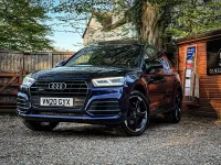 Used Audi Q5 Black Edition 245 HP (180 kW) 2020 Blue SUV
