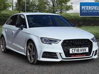 Used Audi S3 Sportback Black Edition 306 HP (225 kW) 2018 White Hatchback