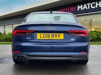Used Audi A5 S-Line 190 HP (139 kW) 2018 Blue Coupe
