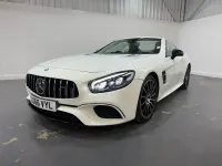 Used Mercedes SL500 AMG line 455 HP (334 kW) 2016 White Cabriolet