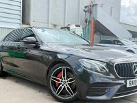 Used Mercedes E220 AMG line 194 HP (142 kW) 2019 Black Sedan
