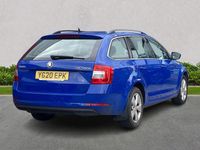 Used Skoda Octavia SE Technology 115 HP (84 kW) 2020 Blue Estate