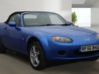 Used Mazda MX5 160 HP (117 kW) 2006 Blue Cabriolet
