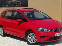 Used VW Golf Sportsvan SE 110 HP (80 kW) 2016 Red MPV