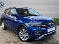 Used VW T-Cross SE 95 HP (69 kW) 2019 Blue SUV