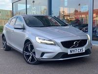 Used Volvo V40 R-Design Pro 122 HP (89 kW) 2017 Silver Hatchback