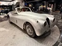 Used Jaguar XK 193 HP (141 kW) 1955 Silver Cabriolet