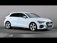Used Audi A3 S-Line 150 HP (110 kW) 2023 White Sedan