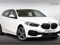 Used BMW 118 Sport Line 134 HP (98 kW) 2022 White Hatchback