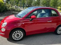 Used Fiat 500 Lounge 69 HP (50 kW) 2018 Red Hatchback