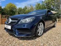 Used Mercedes E350 AMG 2014 Blue Cabriolet