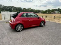 Used Abarth 500C 135 HP (99 kW) 2014 Red Cabriolet