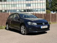 Used VW Golf VII Match 125 HP (91 kW) 2015 Blue Hatchback