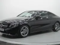 Used Mercedes C300 AMG line 258 HP (189 kW) 2019 Black Coupe