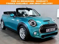 Used Mini Cooper S Cabriolet Classic 192 HP (141 kW) 2018 Blue Cabriolet