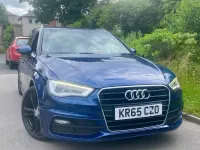 Used Audi A3 S-Line 2015 Blue Hatchback