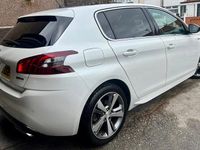Used Peugeot 308 GT-line 2020 White Hatchback