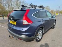 Begagnad Honda CR-V EX 2013 Blå SUV