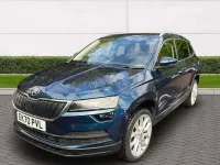 Usado Skoda Karoq SE L 150 HP (110 kW) 2020 Azul SUV