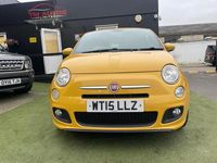 Used Fiat 500 S 69 HP (50 kW) 2015 Yellow Hatchback