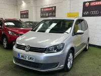 Used VW Touran SE 105 HP (77 kW) 2012 Silver MPV