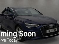 Used Audi A3 S-Line 150 HP (110 kW) 2021 Blue Sedan