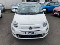 Used Fiat 500 Lounge 69 HP (50 kW) 2017 White Hatchback