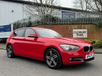 Used BMW 114 Sport Line 2014 Red Hatchback