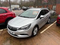 Used Vauxhall Astra Design Edition 110 HP (80 kW) 2018 Silver Estate